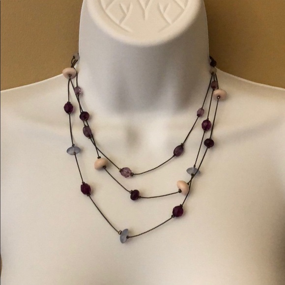 New York & Company Jewelry - Purple tones Necklace